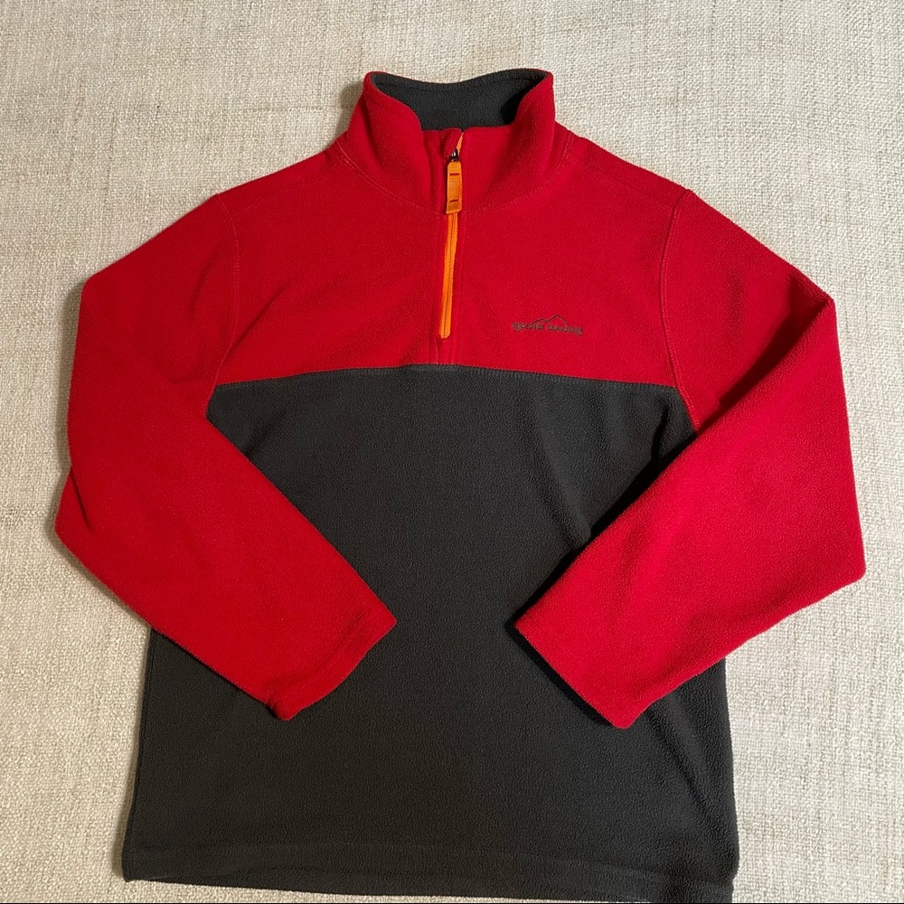 Eddie Bauer Boys Quarter Zip Fleece